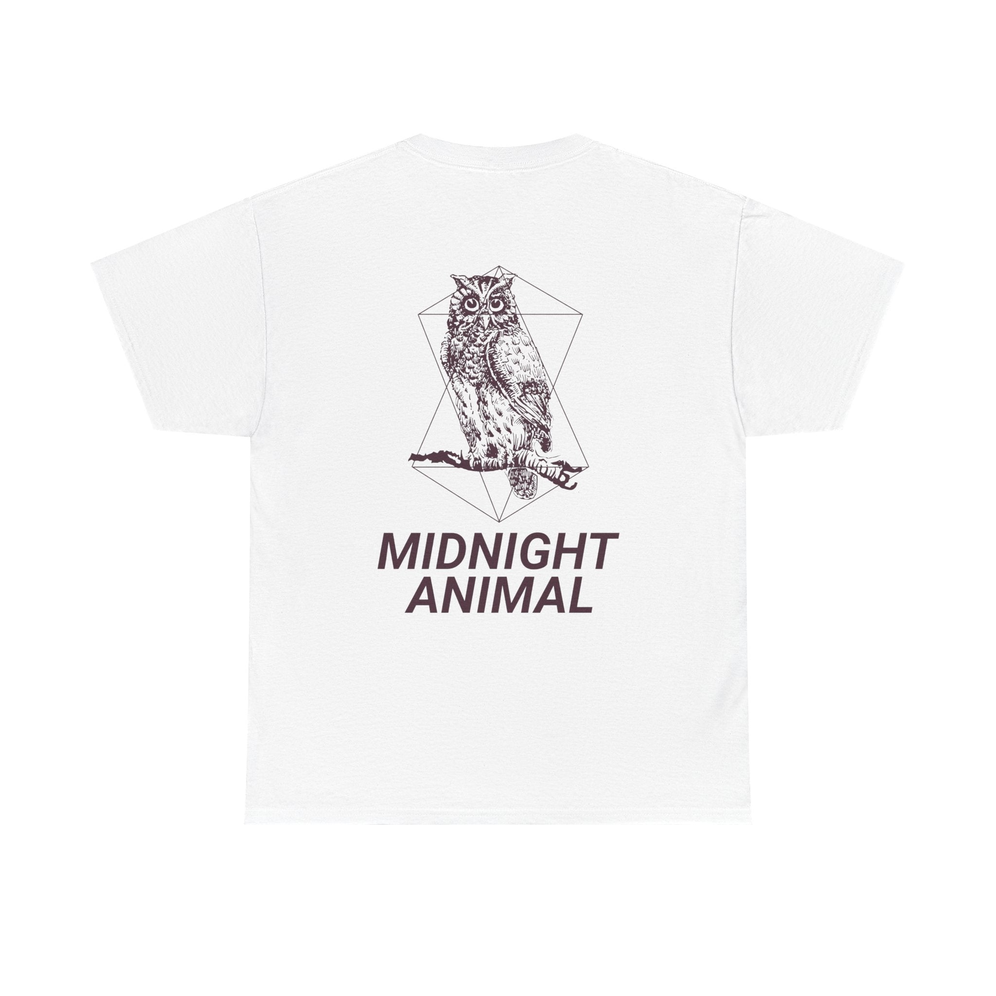 Midnight Animal Unisex Heavy Cotton T-shirt