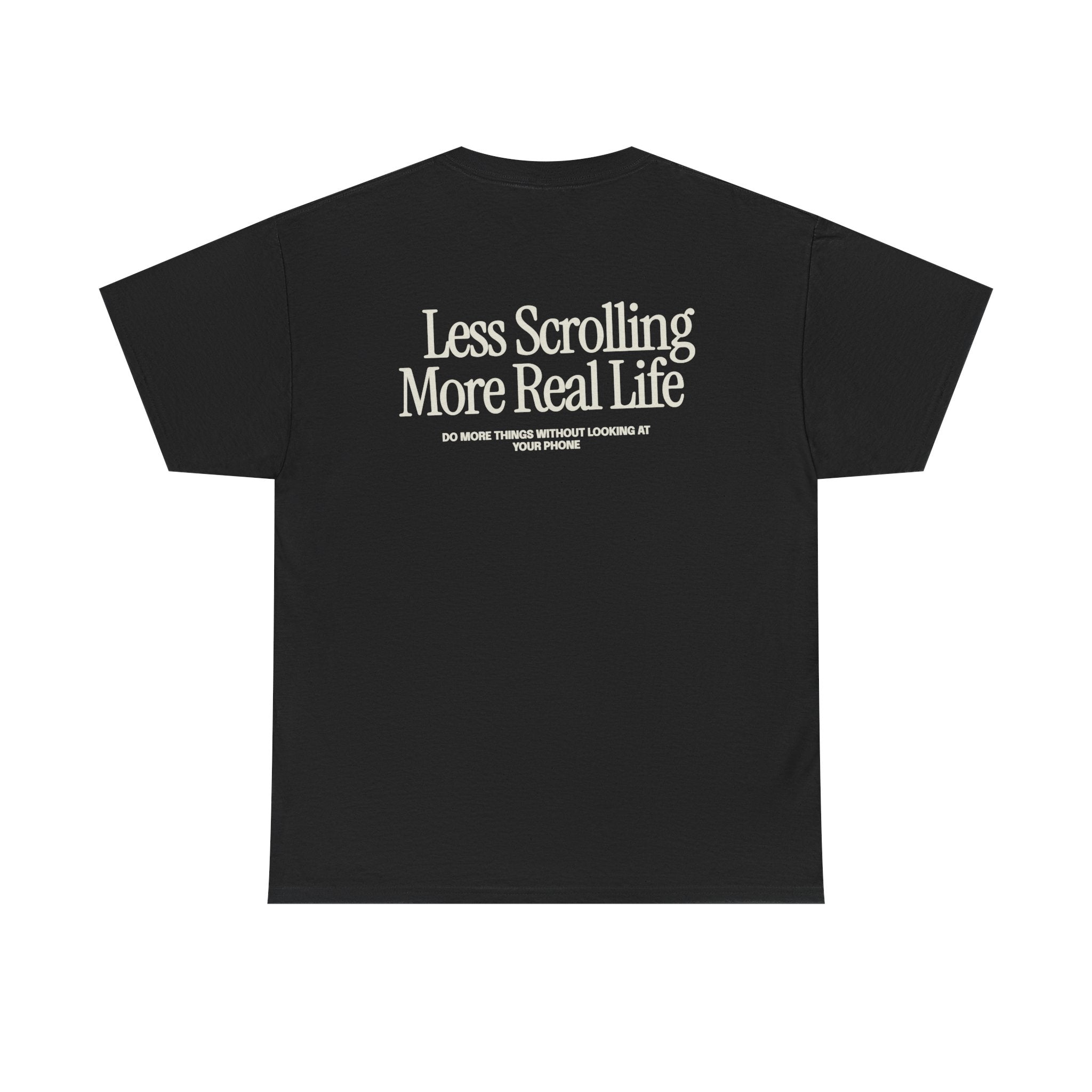 Less Scrolling Unisex Heavy Cotton T-Shirt