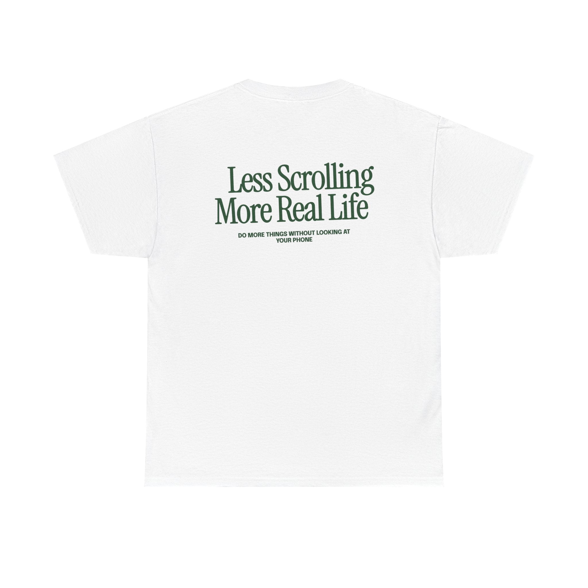 Less Scrolling Unisex Heavy Cotton T-Shirt