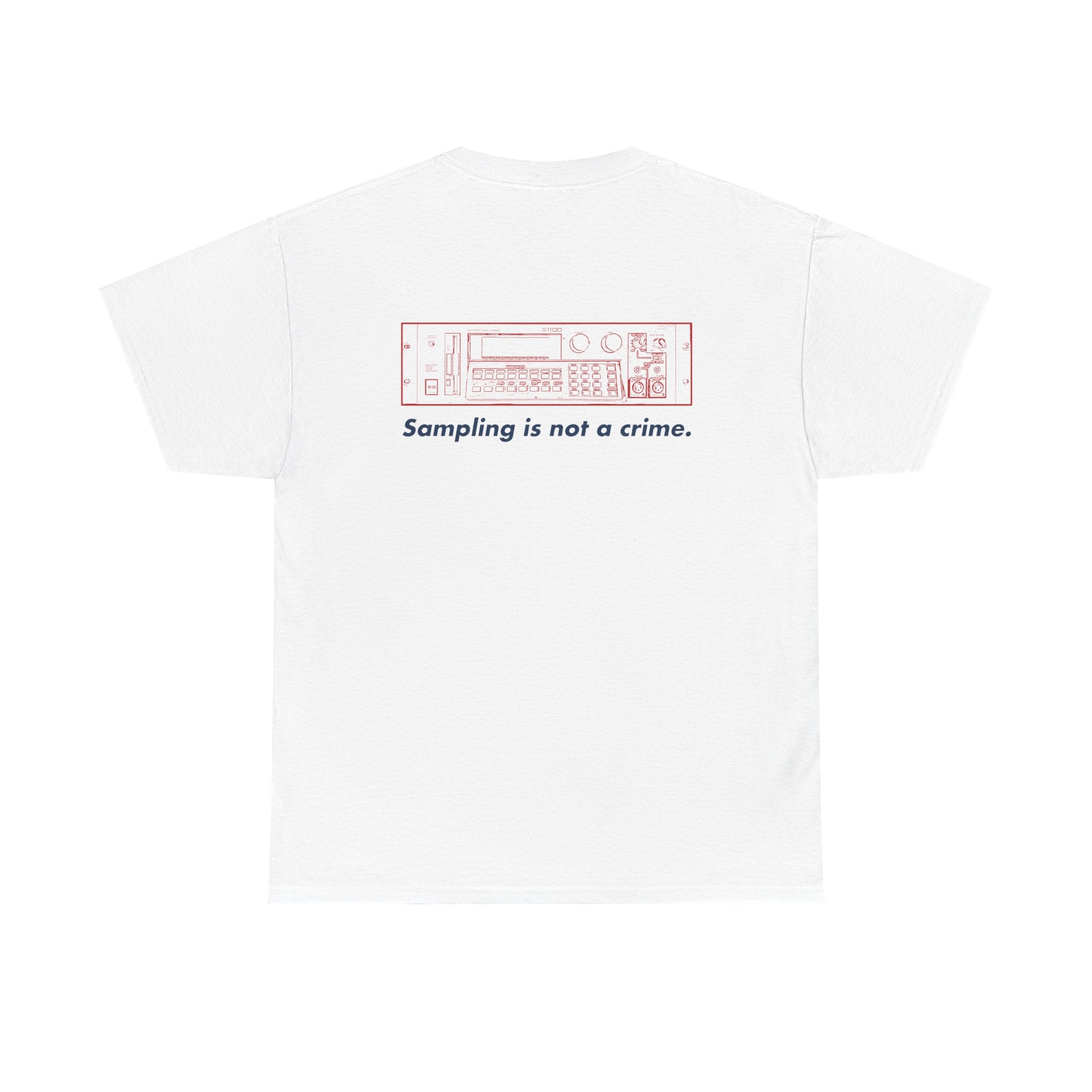 Sampling is not a crime Unisex Heavy Cotton T-shirt