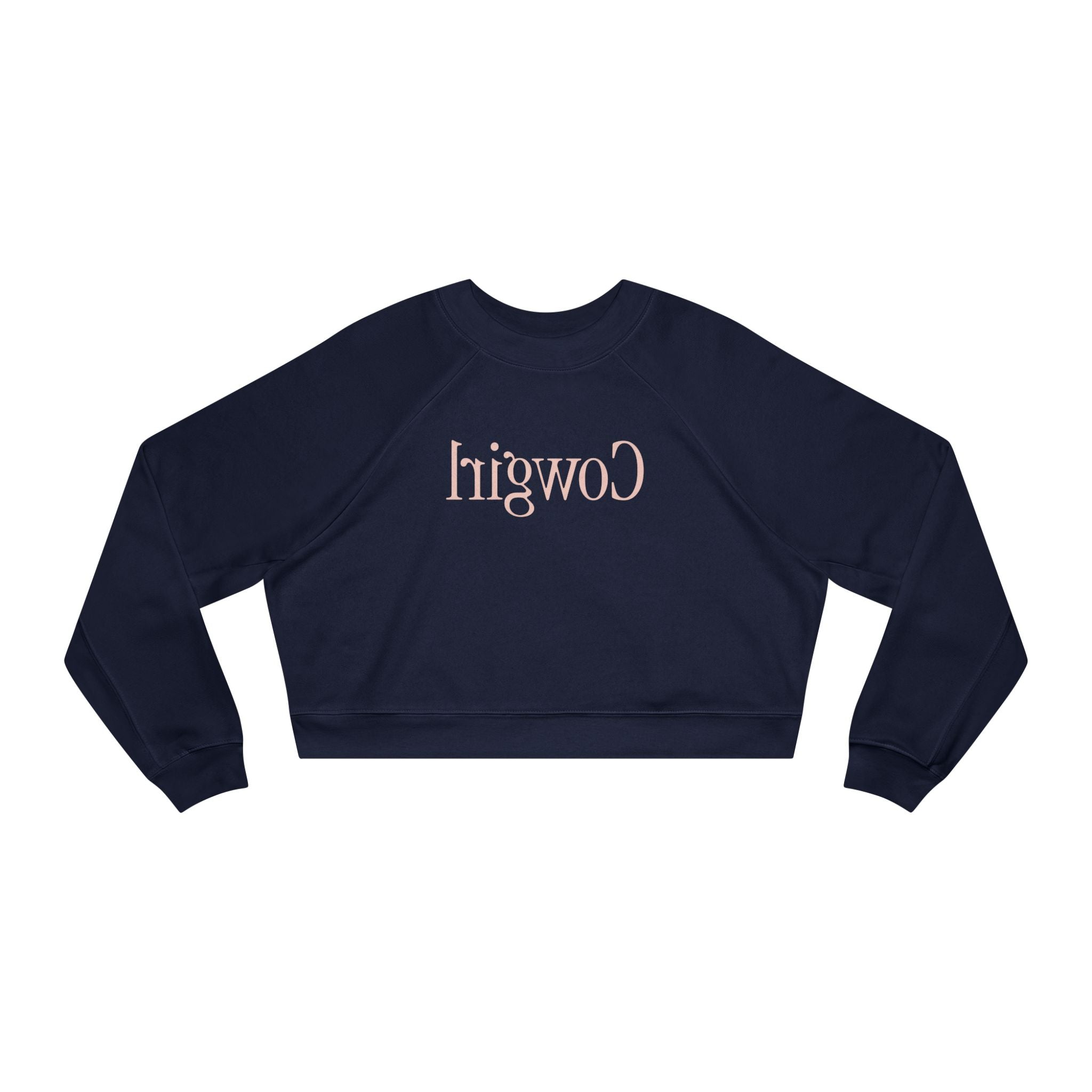 Reverse Cowgirl Women's Cropped Fleece Pullover