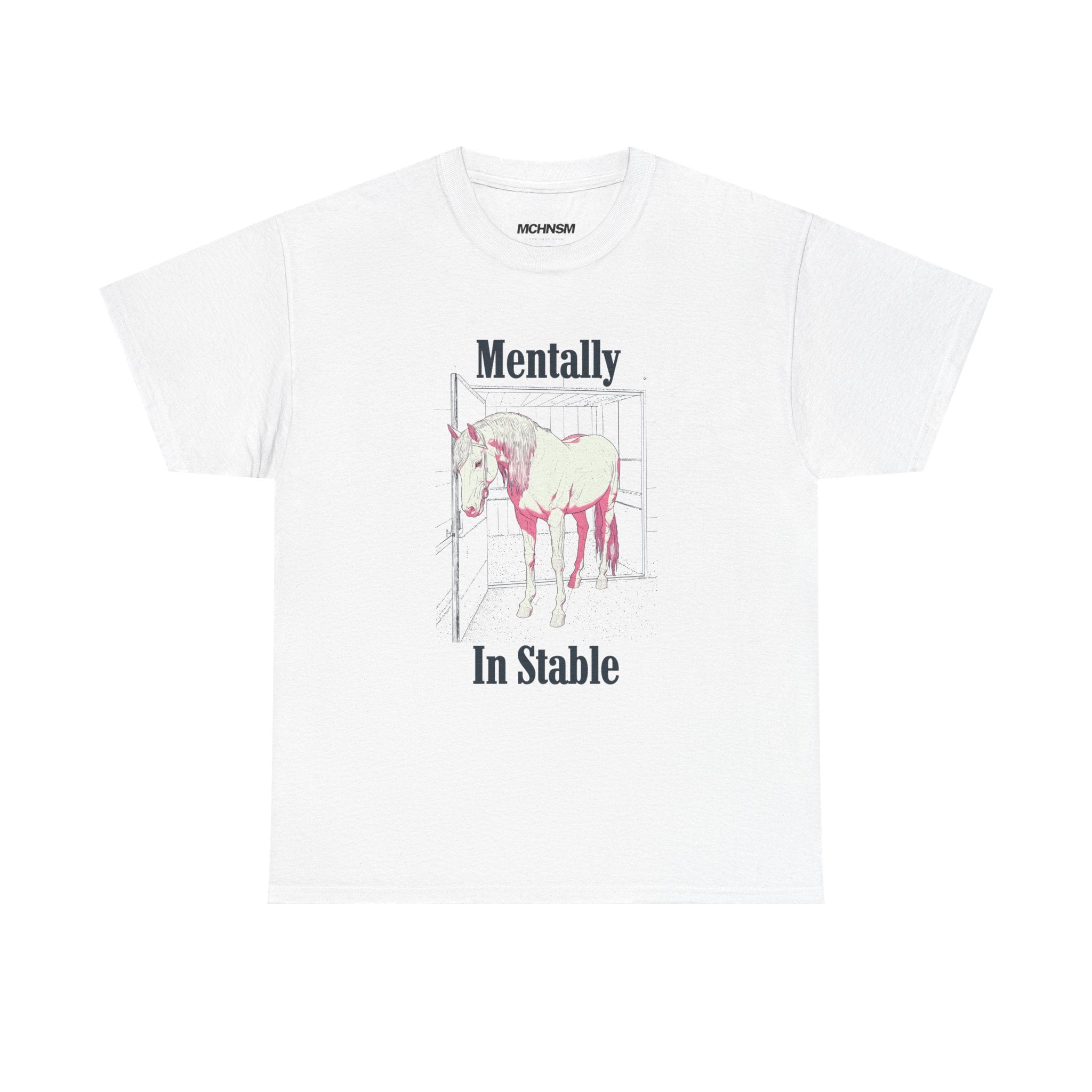Mentally In Stable Unisex Heavy Cotton T-shirt