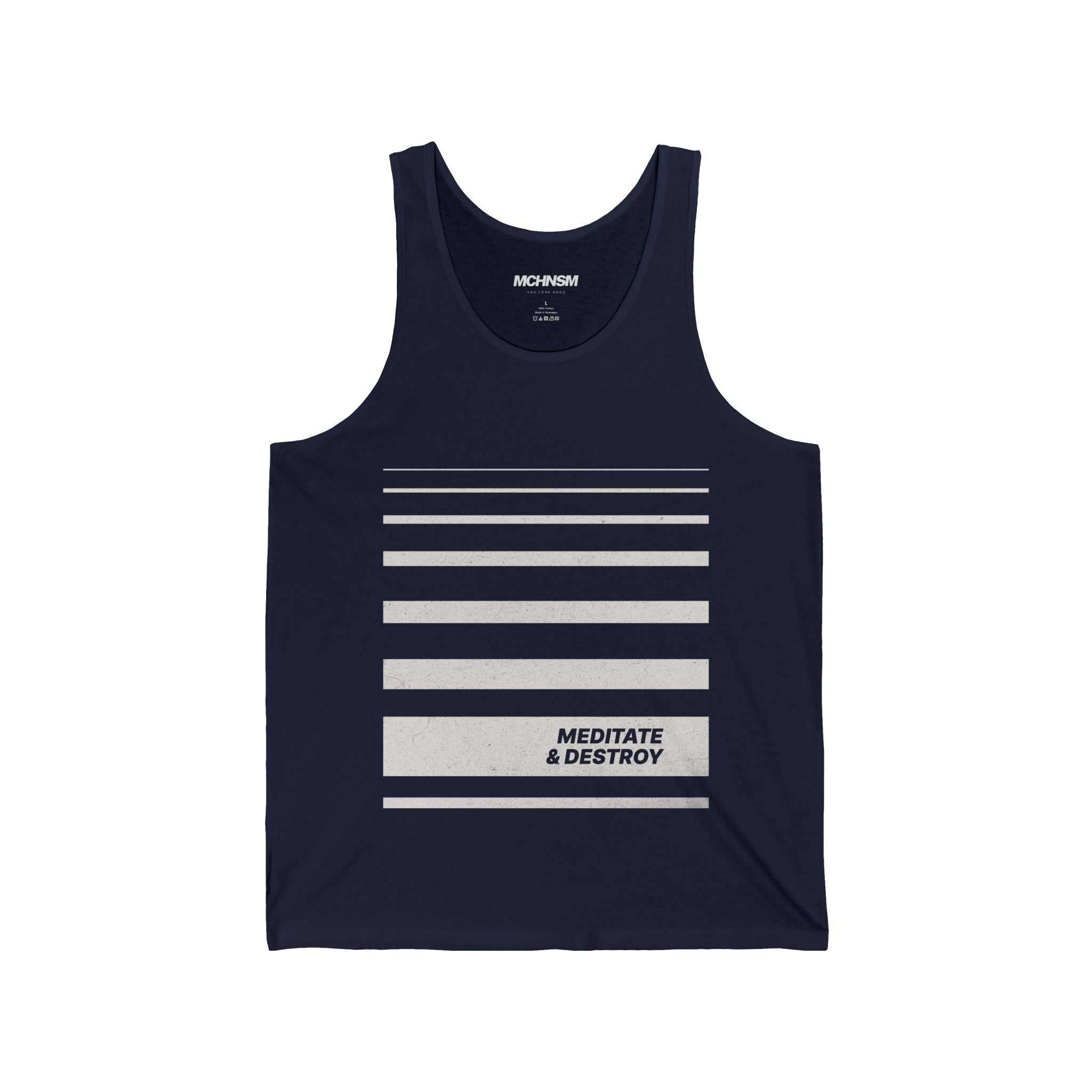 Meditate & Destroy Unisex Tank Top