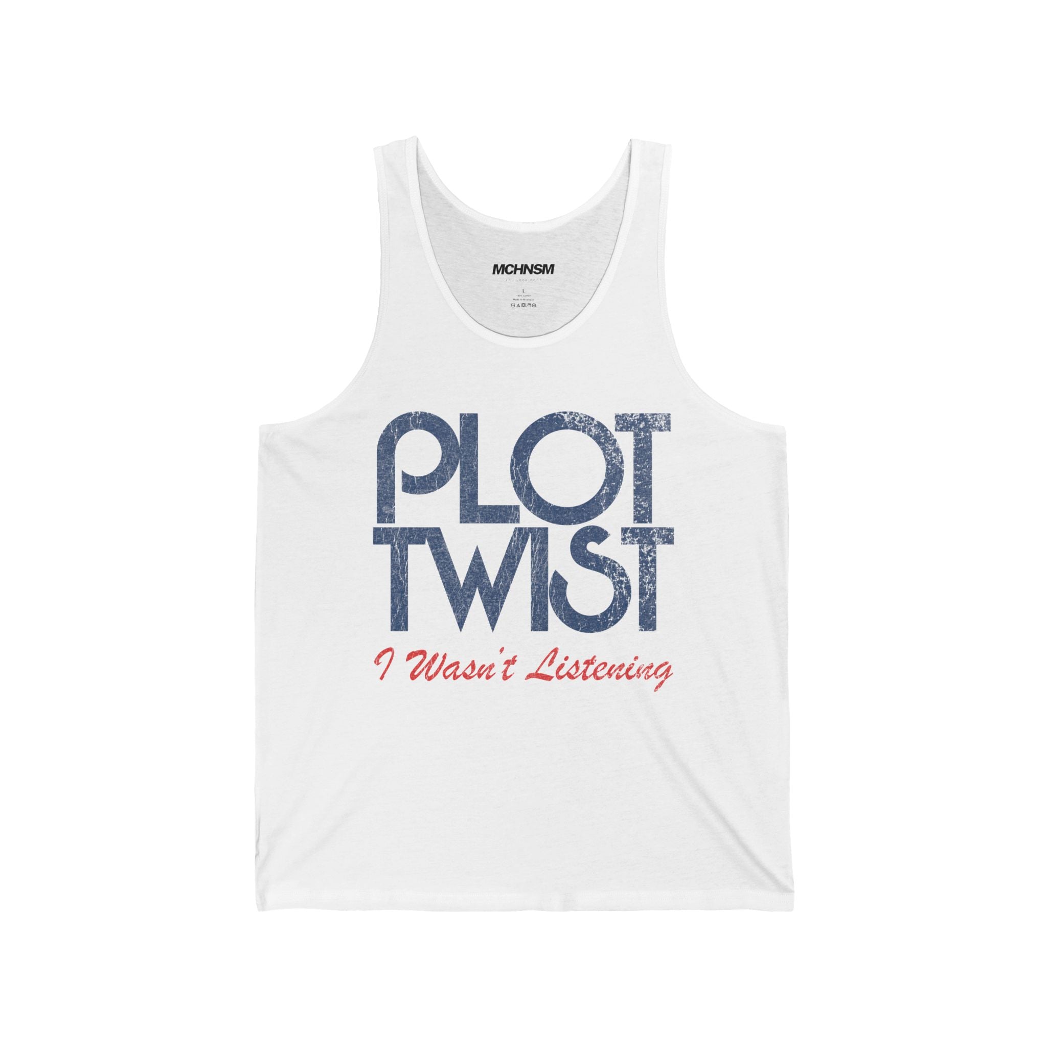 plot twist Unisex Tank Top