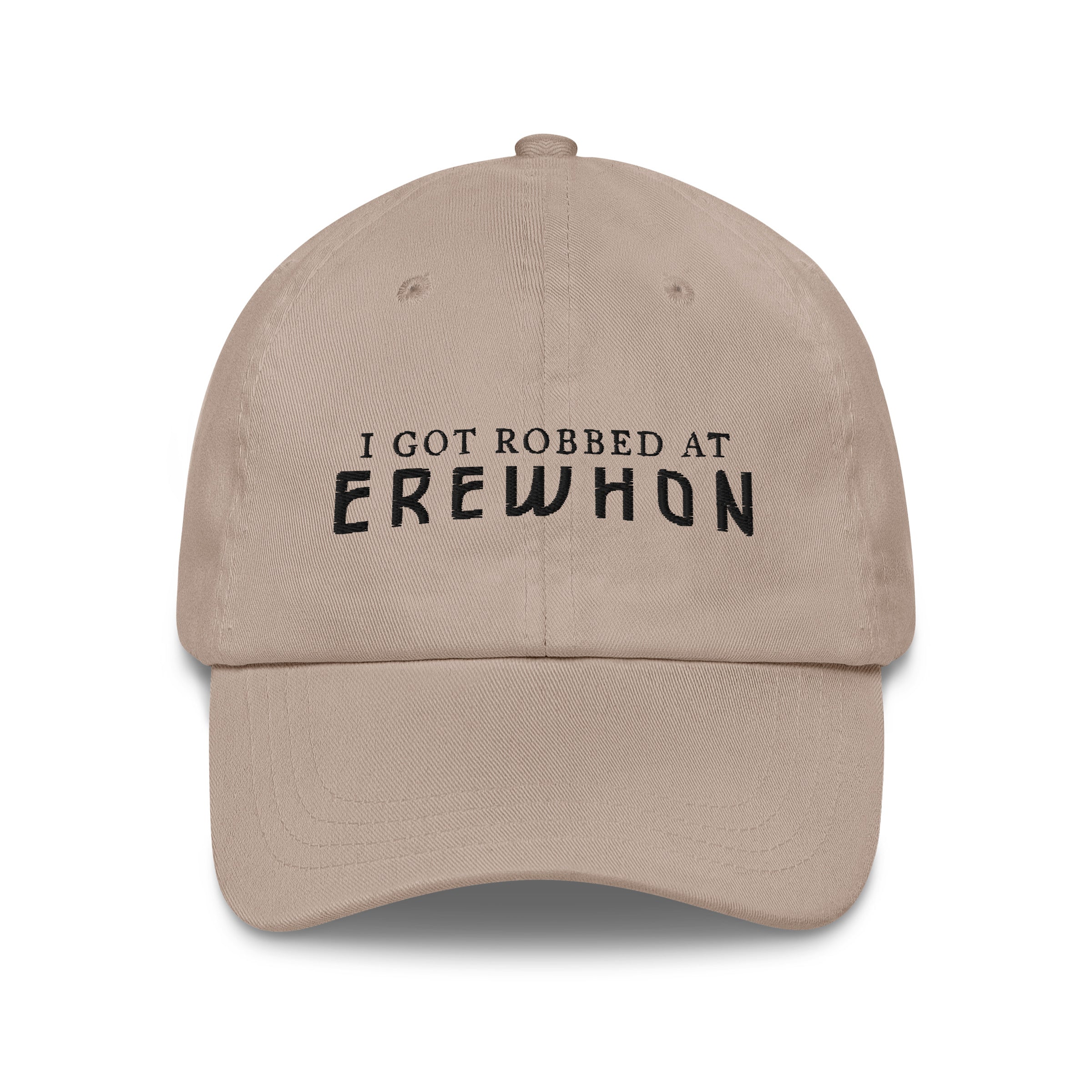 Erewhon parody Dad hat